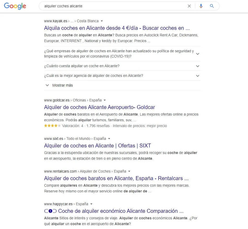 que es el seo google