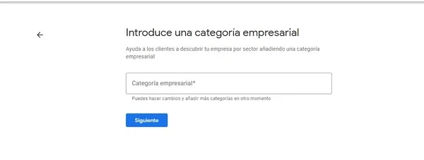 como funciona google my business categoria