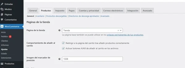 como crear una tienda online con wordpress ajustes woocommerce