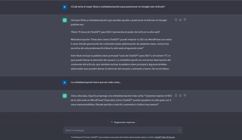 5 usos de chatgpt para seo ejemplo